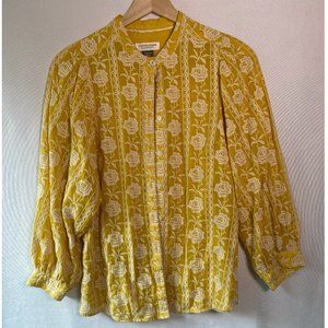 Anthropologie Pilcro The Bella Femme Buttondown